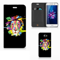 Huawei Y5 2 | Y6 Compact Magnet Case Lion Color