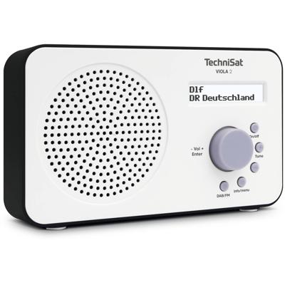 TechniSat 0000/3906 radio Draagbaar Digitaal Zwart, Wit
