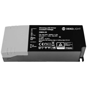 Deko Light BASIC, DIM, CV, 24V 2,5-25W LED-driver Constante spanning 25 W 105 - 1040 mA 24 V 1 stuk(s)