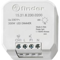 Finder 15.21.8.230.0200 Dimmer (inbouw) Geschikt voor lampen: LED-lamp Lichtgrijs - thumbnail