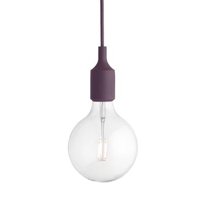 Muuto E27 Socket Hanglamp LED Burgundy