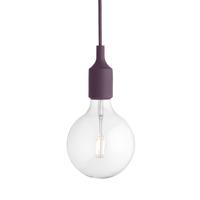 Muuto E27 Socket Hanglamp LED Burgundy