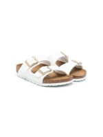 Birkenstock Kids sandales Arizona à design à enfiler - Blanc