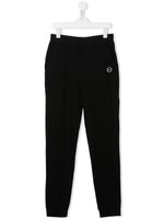 Michael Kors Kids pantalon de jogging à plaque logo - Noir