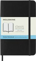 Notitieboek Moleskine pocket 90x140mm dots soft cover zwart - thumbnail