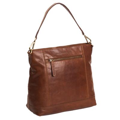 Chesterfield Schoudertas / Handtas Annic Cognac