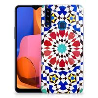 Samsung Galaxy A20s TPU Siliconen Hoesje Mozaïek - thumbnail