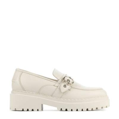 Nubikk Fae Gatsby leren instappers off white Nubikk Fae Gatsby leren instappers off white