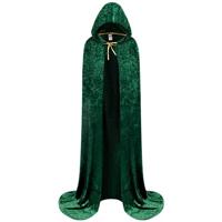 Spooktacular Creations Gevoerde fluwelen cape met capuchon, Halloween, dames, heksencape, kostuumaccessoire