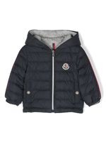 Moncler Enfant doudoune à capuche - Bleu