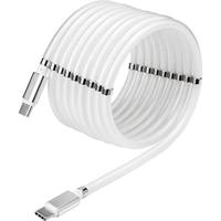 Renkforce USB-kabel USB 2.0 USB-C™-stekker, USB-C™-stekker 2.00 m wit vergulde stekkercontacten