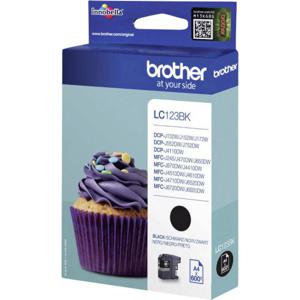 Brother LC-123BK inktcartridge 1 stuk(s) Origineel Zwart