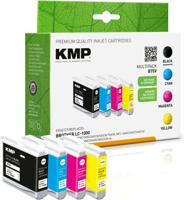 KMP Inktcartridge vervangt Brother LC-1000BK, LC-1000C, LC-1000M, LC-1000Y Compatibel Combipack Zwart, cyaan, magenta, geel B75V 1035,4005