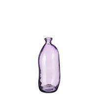 Mica Decorations Pinto Vaas - 13x13x35 cm - Glas - Paars