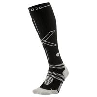 STOX Energy Socks, Hardloopsokken voor dames, compressieklasse 23-32 mmHg, dun voetbed, compressiekousen, hardloopcompressiesokken, steunkousen, trombosekousen, compressie kniekousen, hardlopen, zwart