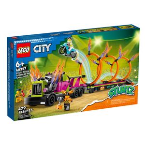 Lego City Stuntz 60357 Stunttruck en Ring of Fire Uitdaging