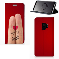 Samsung Galaxy S9 Hippe Standcase Liefde - Origineel Romantisch Cadeau - thumbnail