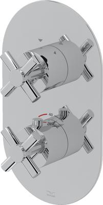 Bruynzeel Molo inbouwthermostaat inbouw en afbouwdeel