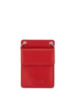 Supreme porte-carte d'identification en cuir - Rouge