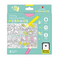 Banana Panda Laaang kleur boekje: ik ben dol op het kleuren van zeemeerminnen 4+