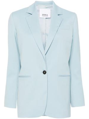 Erika Cavallini Blazer met enkele rij knopen - Blauw Erika Cavallini Blazer met enkele rij knopen - Blauw