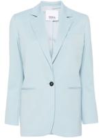 Erika Cavallini Blazer met enkele rij knopen - Blauw