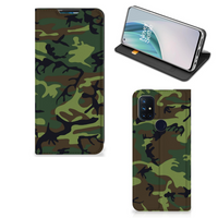 OnePlus Nord N10 5G Hoesje met Magneet Army Dark