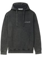 Alessandra Rich hoodie en coton à imprimé graphique - Gris