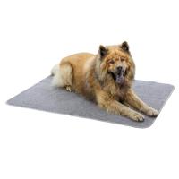 Kerbl Pet Thermo tapijt, 125 x 80 cm anti-slip, grijs