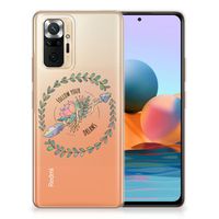 Xiaomi Redmi Note 10 Pro Telefoonhoesje met Naam Boho Dreams - thumbnail