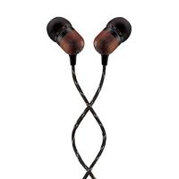 House of Marley Smile Jamaica in-ear hoofdtelefoon, 1-knops bediening, ruisisolatie, 9,2 mm drivers, microfoon, gelopzetstukken in 2 verschillende maten, wirwaringsvrije kabel, signature black