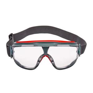 3M Goggle Gear 500 GG501 Ruimzichtbril Met anti-condens coating Grijs, Rood