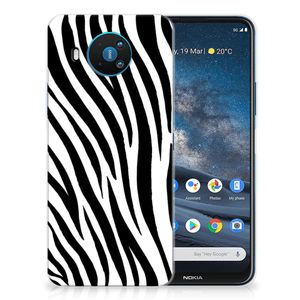 Nokia 8.3 TPU Hoesje Zebra