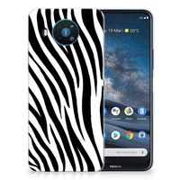 Nokia 8.3 TPU Hoesje Zebra - thumbnail