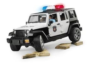 Bruder Jeep Wrangler Rubicon Politieauto Met Politieman