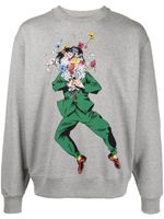 Kenzo sweat en coton à imprimé graphique - Gris