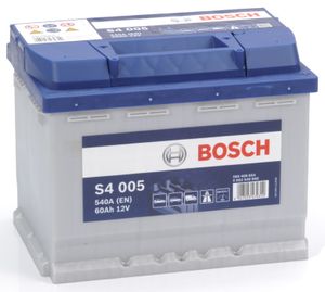 Bosch auto accu S4005 - 60Ah - 540A - voor voertuigen zonder start-stopsysteem S4005