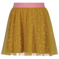 HEMA rok met plooien oker/roze