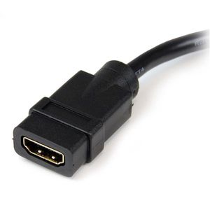 StarTech.com 20cm HDMI naar DVI-D Video Verloopkabel HDMI Vrouwtje naar DVI Mannetje