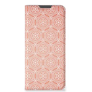 OPPO A54 5G | A74 5G | A93 5G Hoesje met Magneet Pattern Orange