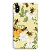 No flowers without bees: iPhone X Volledig Geprint Hoesje - thumbnail