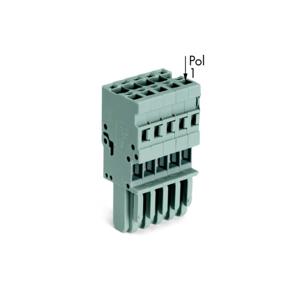 WAGO 769-101 Connector, female Grijs 200 stuk(s)