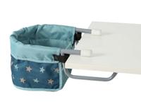 Bayer Chic 2000 - Poppentafelzitje, tafelzitje voor poppen, poppenmeubels, poppenaccessoires, sterretjes turquoise