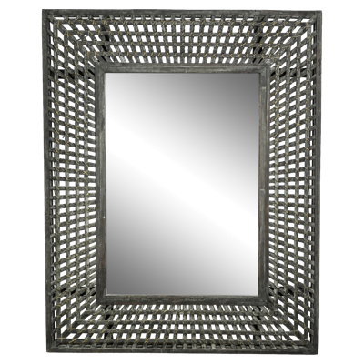 PTMD Spiegel Yenna zwart metaal L 98 X 8 X 123