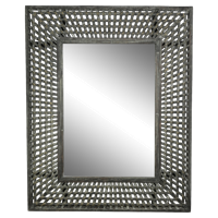 PTMD Spiegel Yenna zwart metaal L 98 X 8 X 123