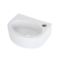 Fontein Plieger Orlando 30x22x11cm Keramiek 1 Kraangat Wit