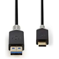 Kabel USB 3.1 | Type-C male - A male | 1,0 m | Antraciet [CCBW61600AT10]