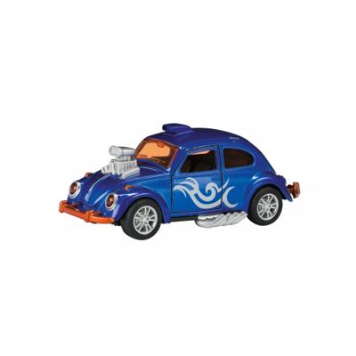Toi Toys Kever Hot Rod jongens pull back blauw Toi Toys Kever Hot Rod jongens pull back blauw