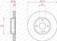 Remschijf DDF2861C - thumbnail