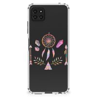 Samsung Galaxy A22 5G Stevig Bumper Hoesje Boho Dreamcatcher